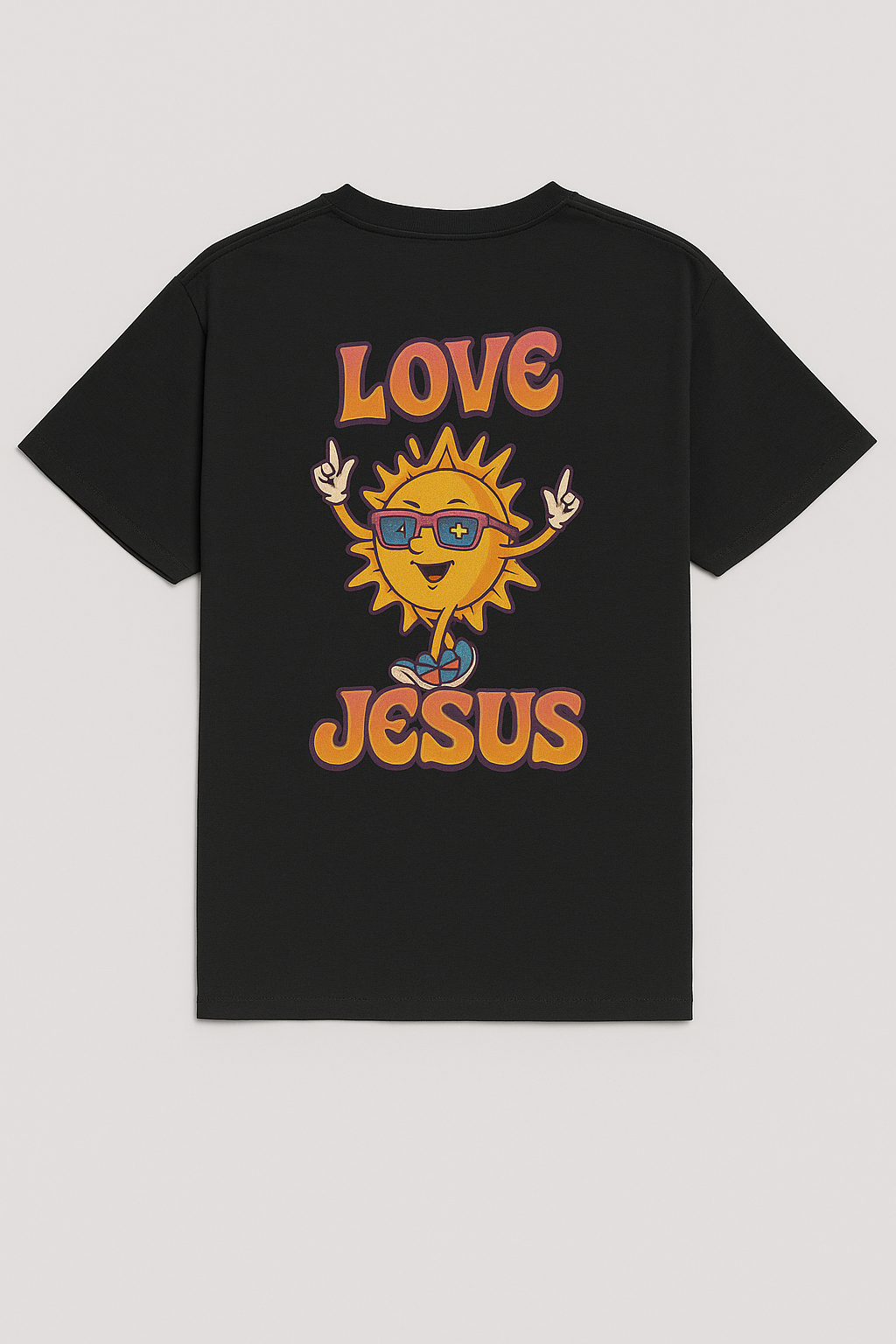 Love Jesus Retro Sun Tee