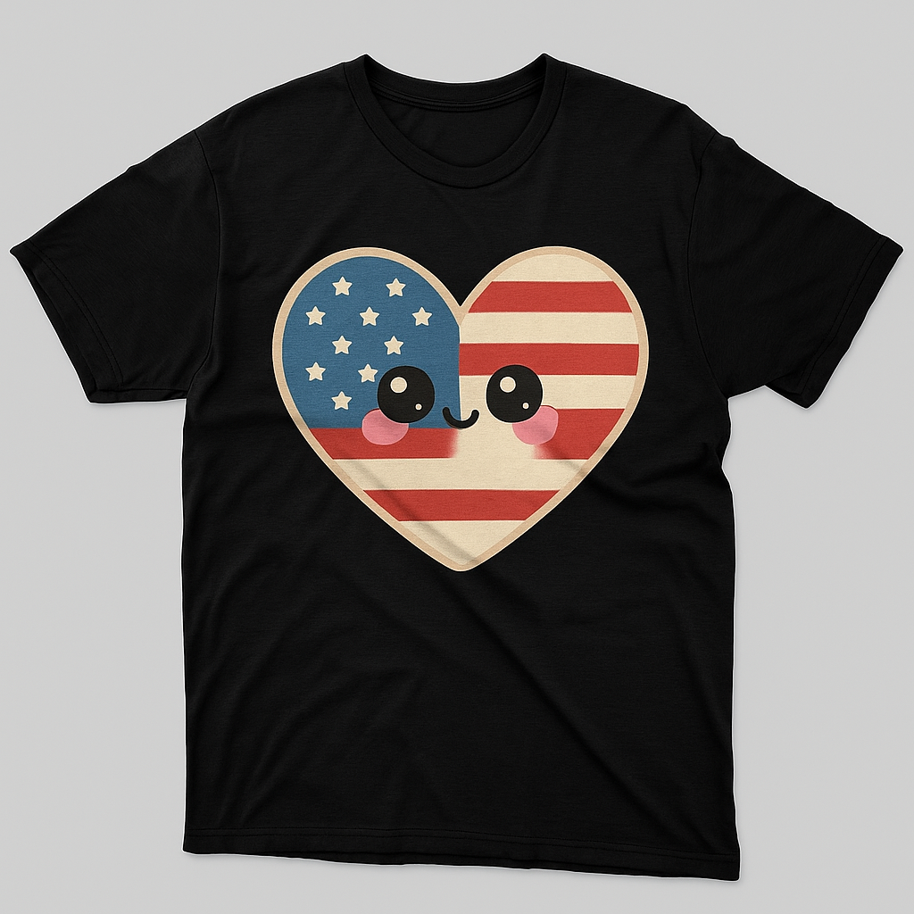 Cute Heart Flag