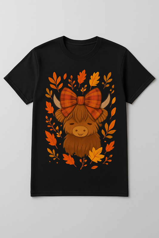 Fall Cow Tee