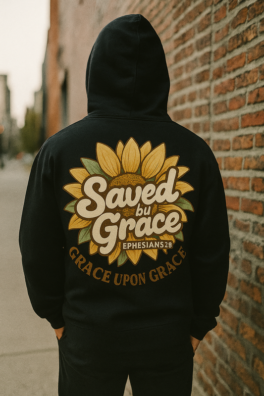 Saved by Grace Sunflower Hoodie