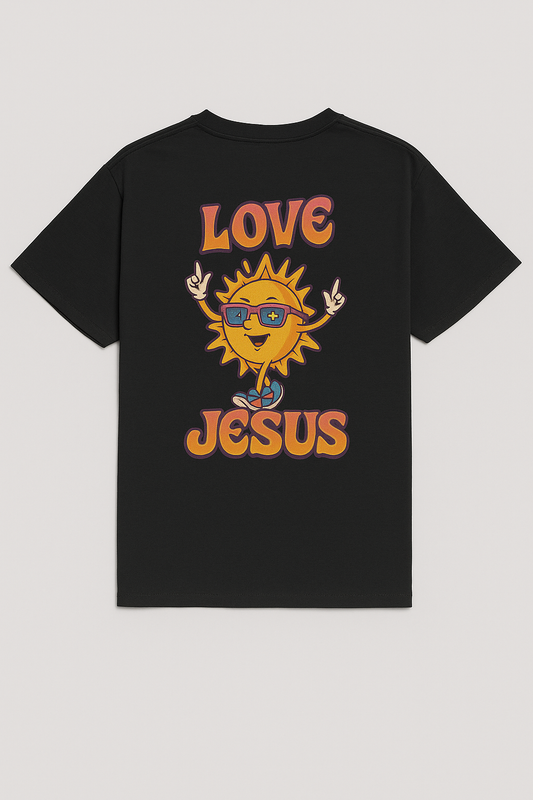 Love Jesus Retro Sun Tee
