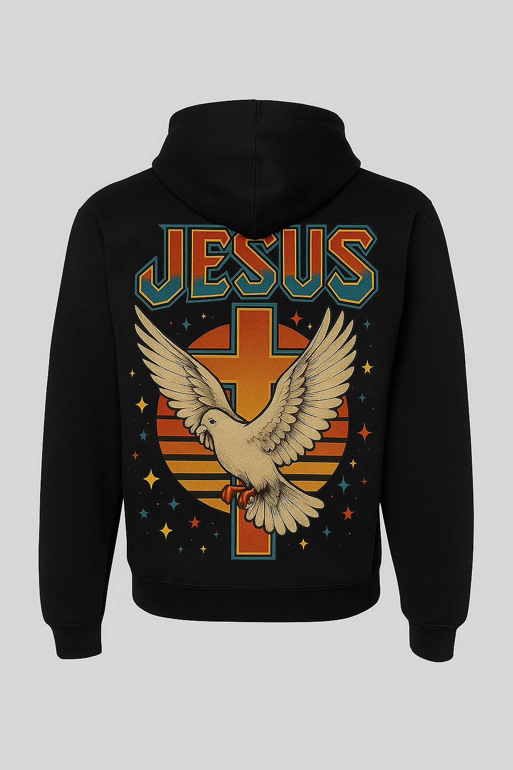 Jesus Dove Retro Hoodie